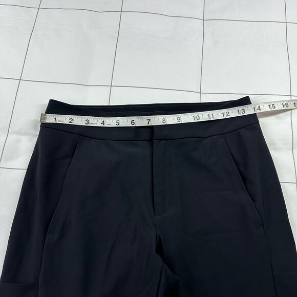 Athleta Pants Women 4 Black Stellar Trouser Modern Casual Active Sleek Commute - Picture 8 of 13